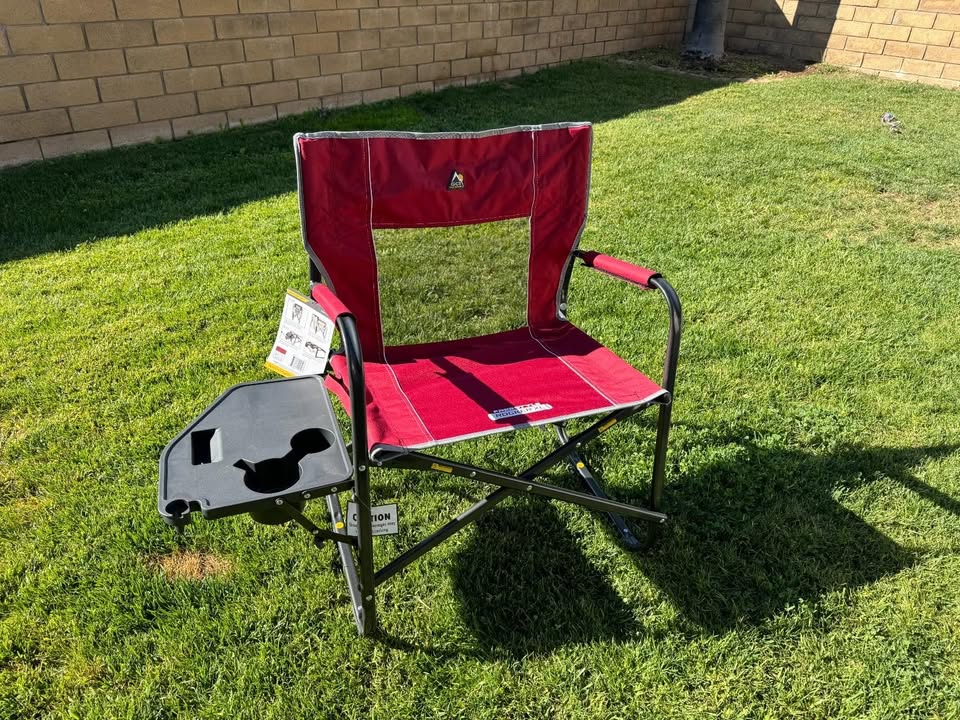 OUTDOOR Freestyle Rocker XL with Side Table Camping Chair
