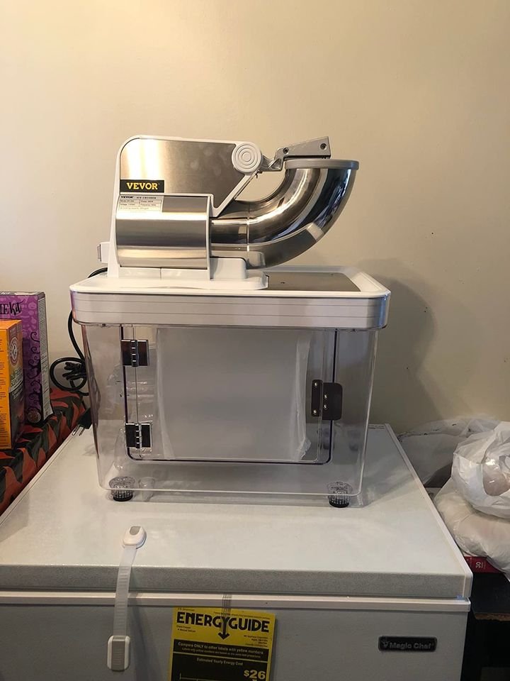 NEW Commercial Snow Cone Maker Ice Shaver Crusher