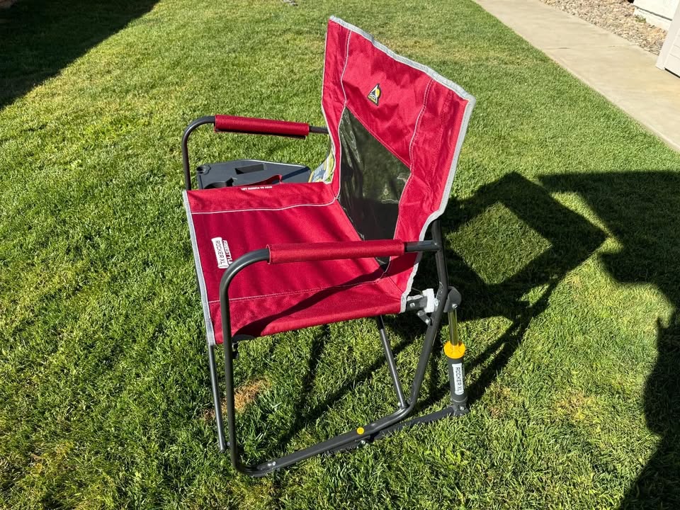 OUTDOOR Freestyle Rocker XL with Side Table Camping Chair