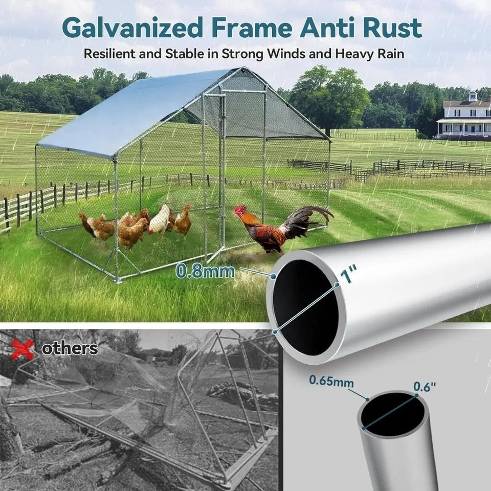Large Walk-in Poultry Cage Chicken Hen House for Farm Use