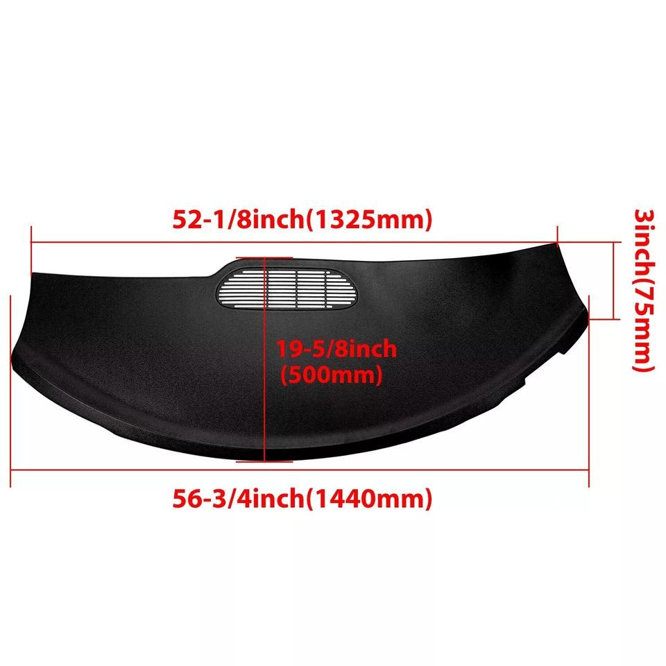Molded Dash Cover Pad Overlay For 97-02 Chevrolet Camaro Pontiac Firebird BLK