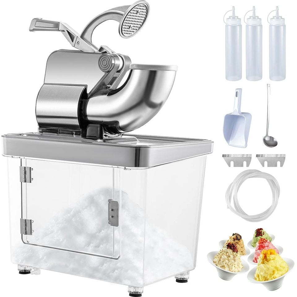 NEW Commercial Snow Cone Maker Ice Shaver Crusher