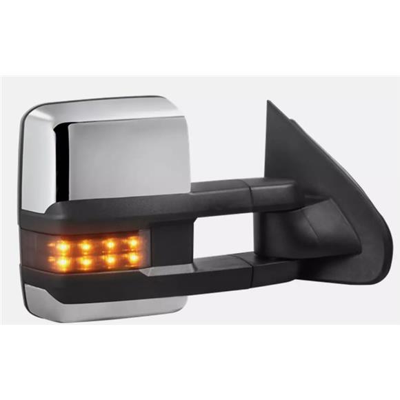 Pair Power Heated Tow Mirror For 14-18 Silverado Sierra 1500 15-18 2500HD 3500HD-(NEW!!!)