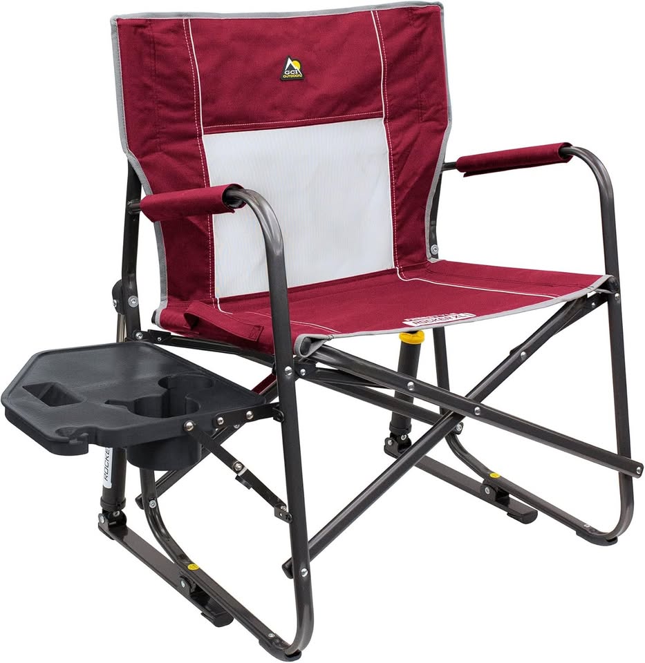 OUTDOOR Freestyle Rocker XL with Side Table Camping Chair