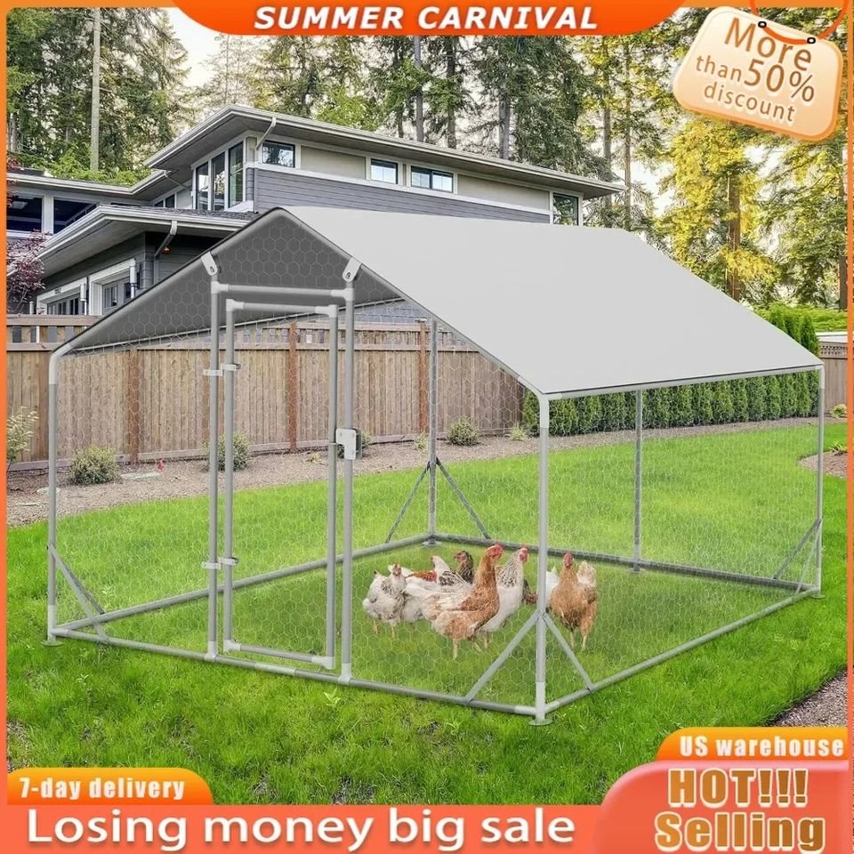 Large Walk-in Poultry Cage Chicken Hen House for Farm Use