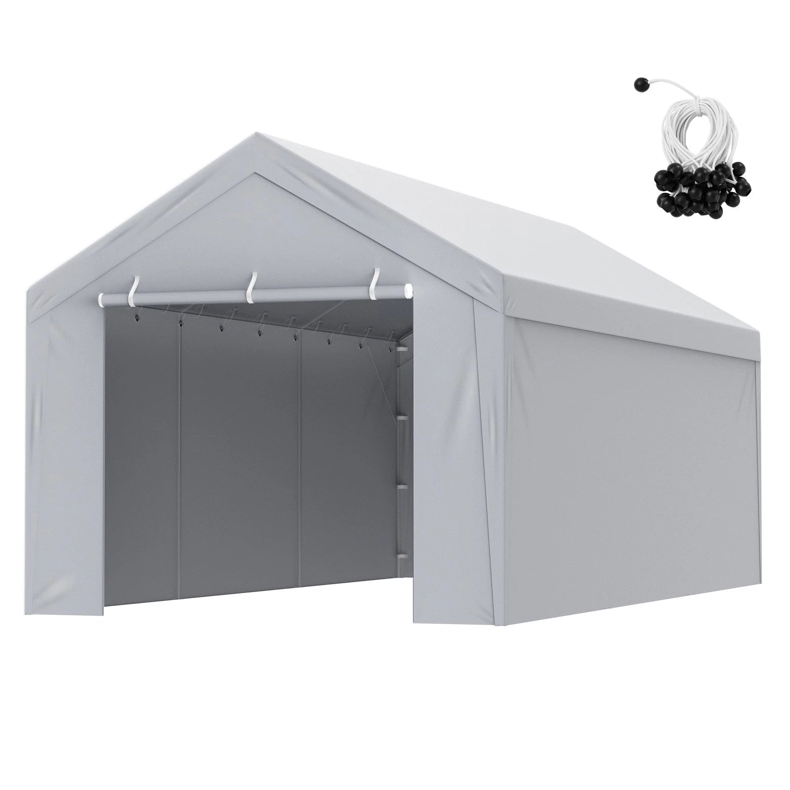 Carport Replacement Canopy Car Shelter Top+Side 10x20ft Frame Not Included