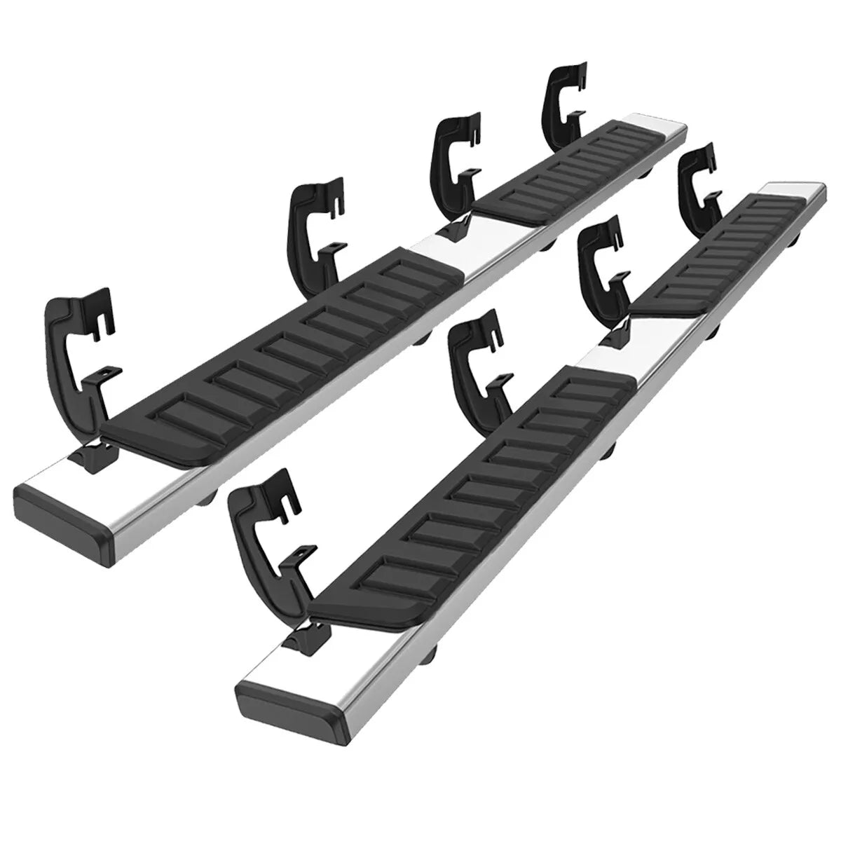 6" Running Boards for 07-18 Silverado Sierra 1500 Crew Cab Nerf Bars Brand NEW
